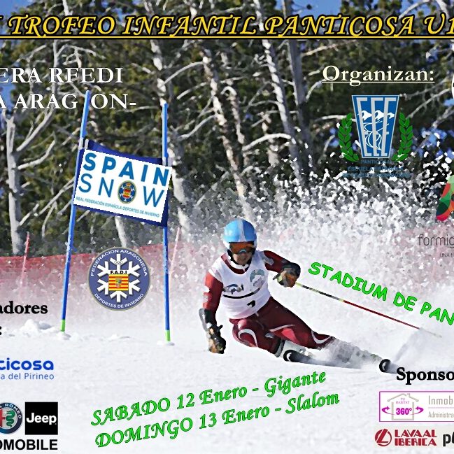 Cartel XVIII Trofeo Panticosa U14-U16 version 1