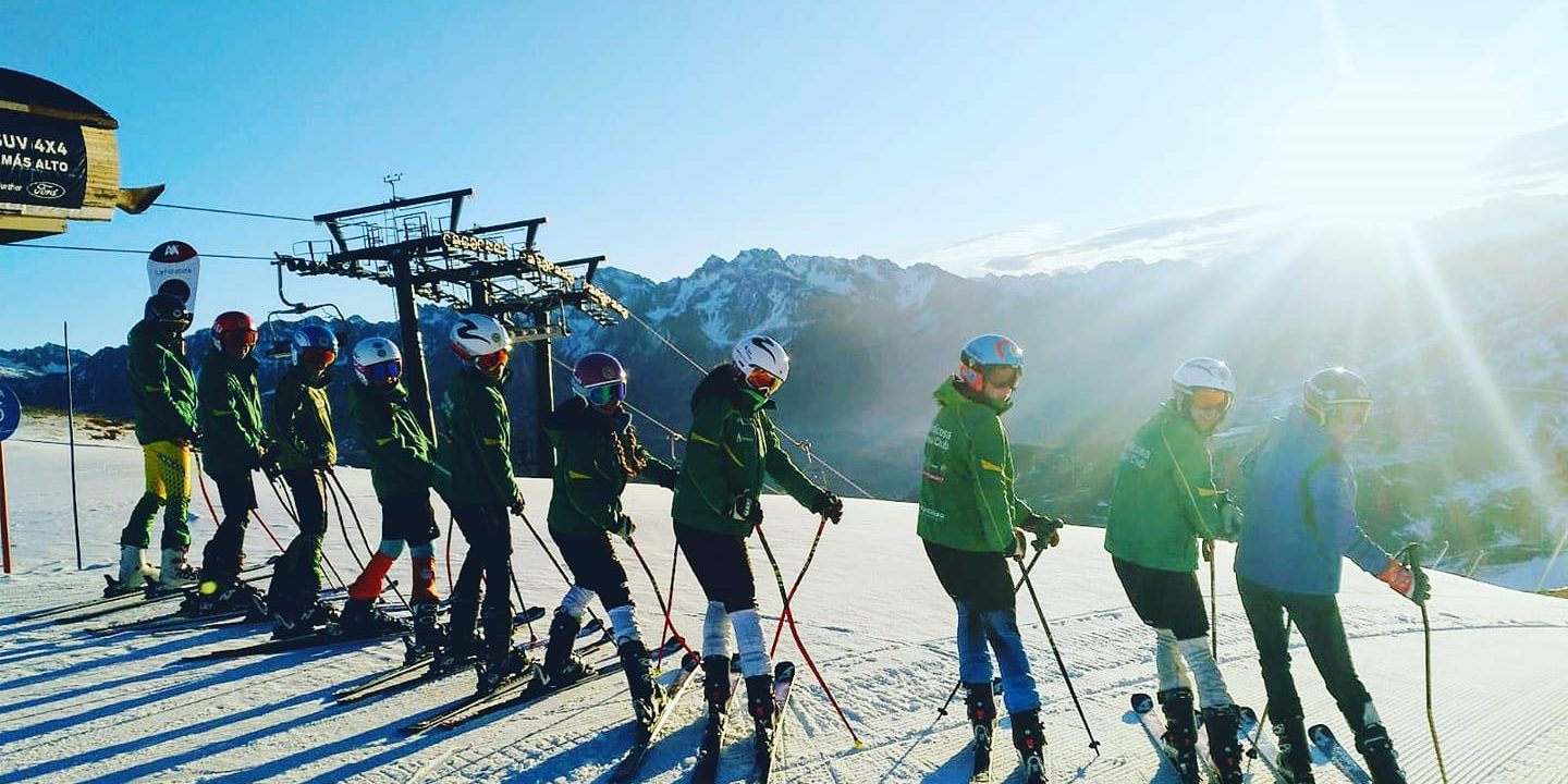 esqui estudio 1º día 7 enero 2018